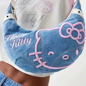Hello Kitty Blue and Pink Shoulder Bag